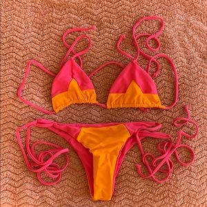Mikoh Swimwear Bikini Size XS in sunset